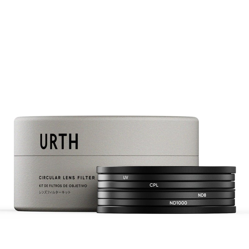 Urth 52mm UV, Circular Polarizing (CPL), ND8, ND1000 Lens Filter Kit (Plus+) - Image 1